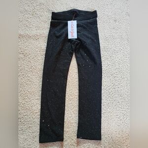 Cat & Jack Black Glitter Speckle Leggings